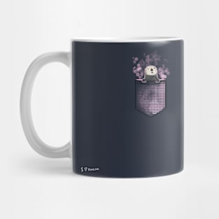 Sea otter - pink shirt design Mug